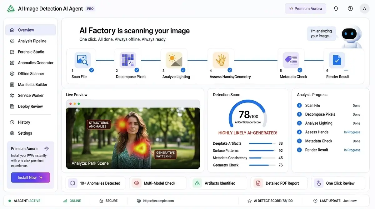 AI home financing agent — example of the AI tool dashboard software